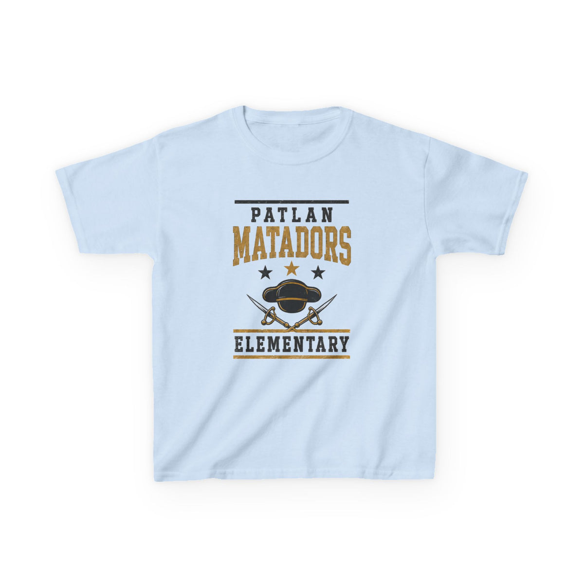 Patlan Matadors Elementary Kids T‑Shirt — School Spirit Tee