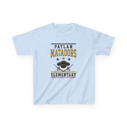 Patlan Matadors Elementary Kids T‑Shirt — School Spirit Tee