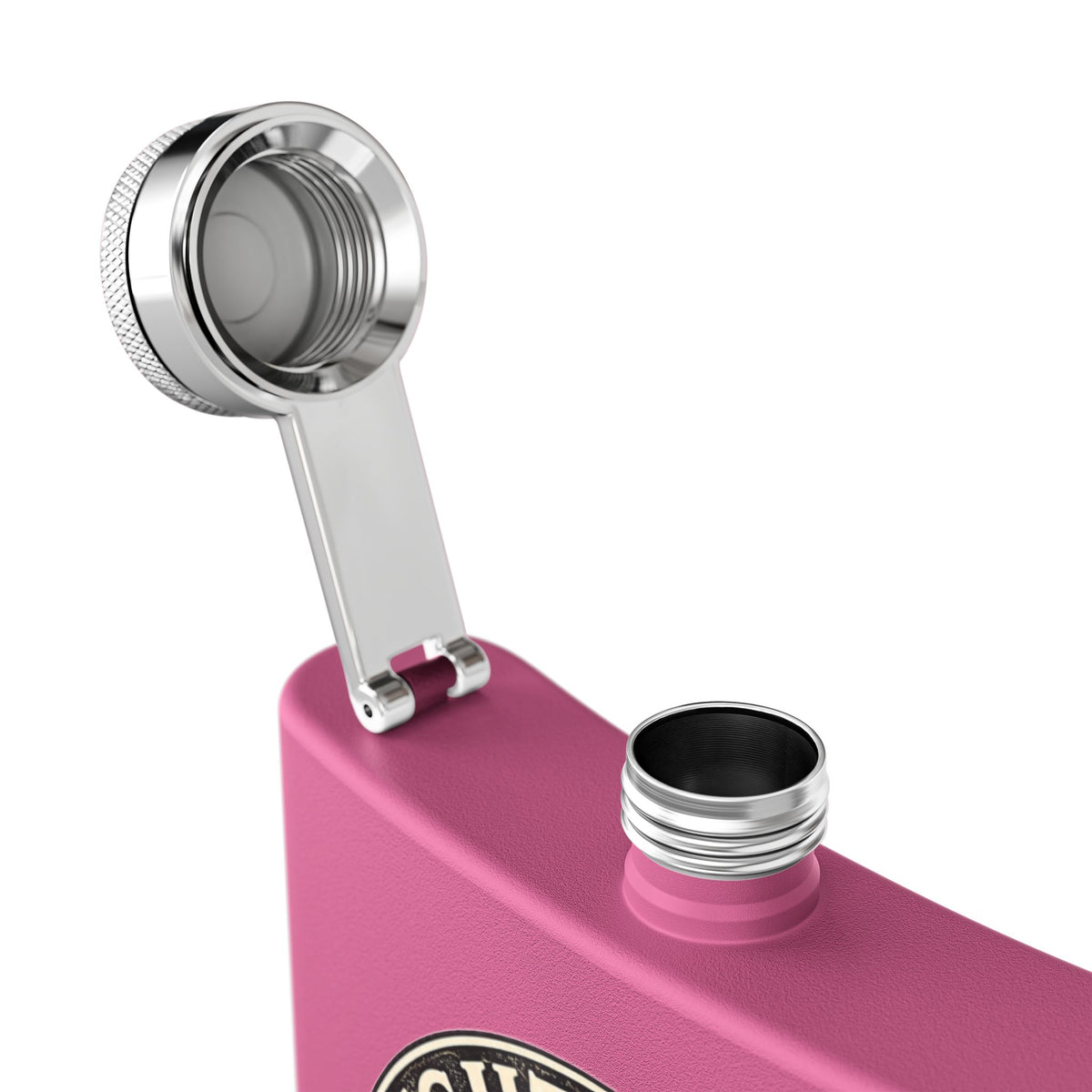 Night Train Stainless Steel Flask, 6oz