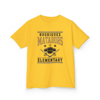 Rodriguez Matadors Elementary Kids T-Shirt — School Spirit Tee