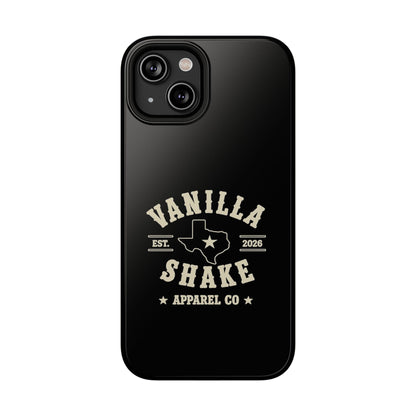 Black w/Ivory Logo lmpact-Resistant Phone Cases