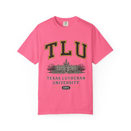 Texas Lutheran University T-Shirt — TLU Campus Vintage Graphic Tee