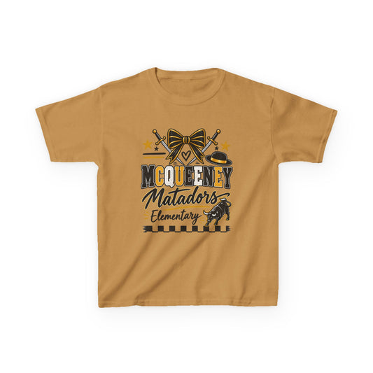 Kids Tee — McQueeny Matadors Elementary School Spirit Shirt