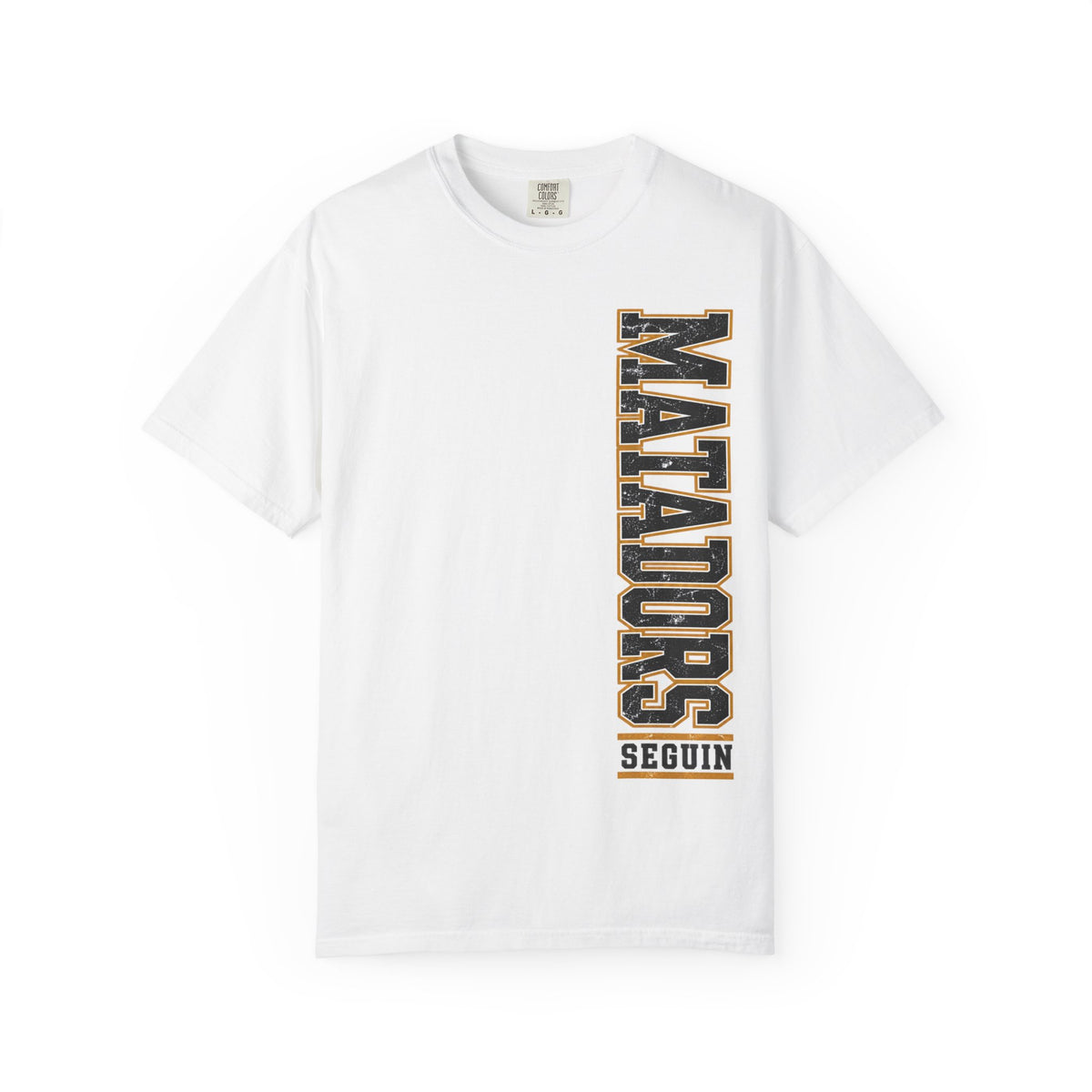 Matadors Seguin Vertical Logo T‑Shirt — Wilson 23 Back Jersey Tee