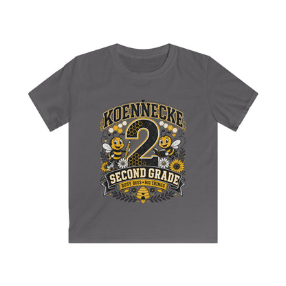 Personalized '2 Second Grade' Kids Tee — Custom Name Back-to-School Shirt