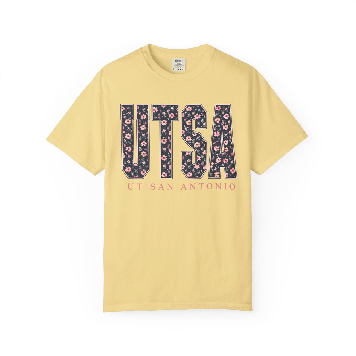 UTSA Floral Logo T‑Shirt — UT San Antonio Collegiate Tee