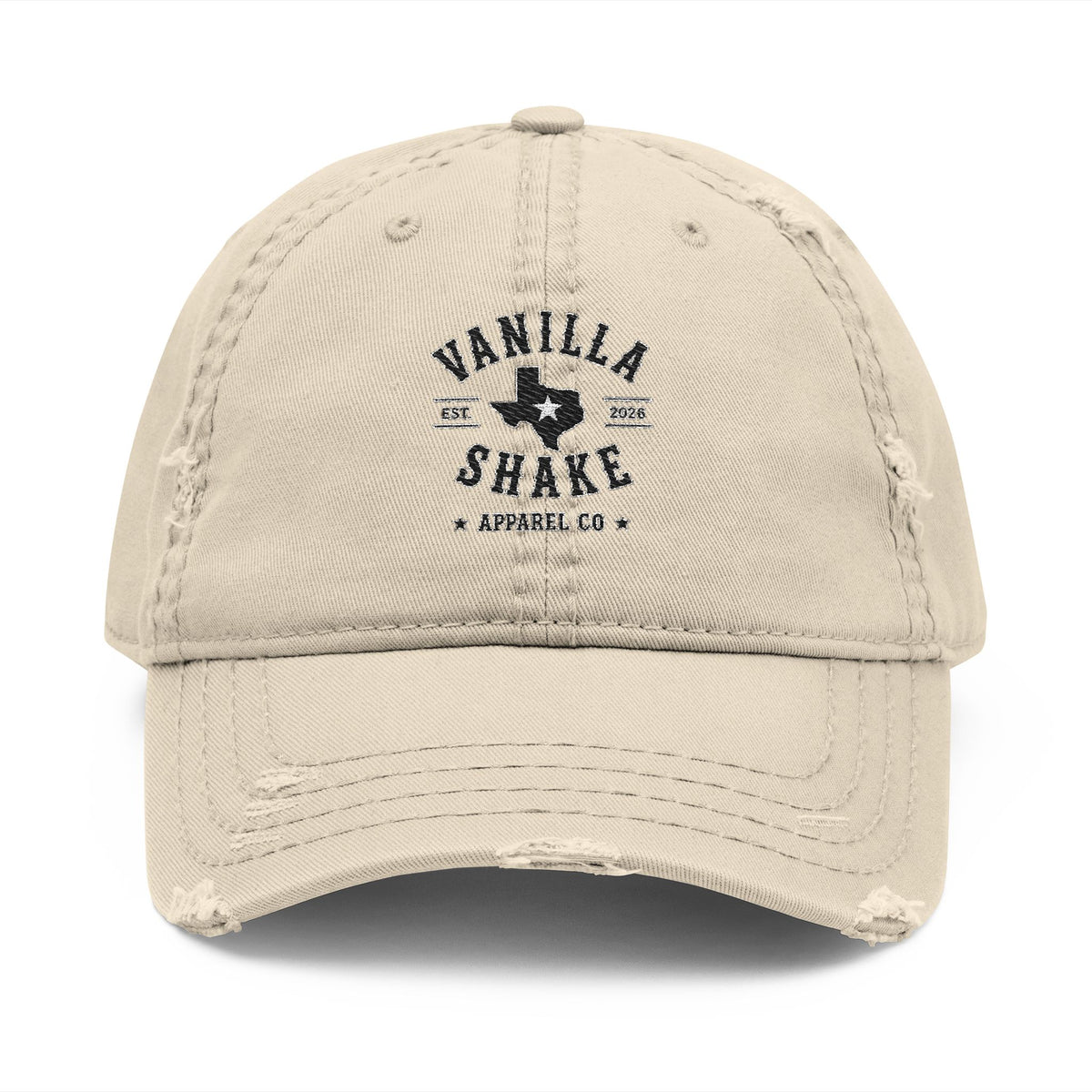 Distressed Dad Hat (Embroidery)