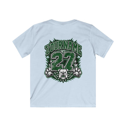 Marion Bulldogs Kids T‑Shirt — Custom Name & Number Youth Football Tee