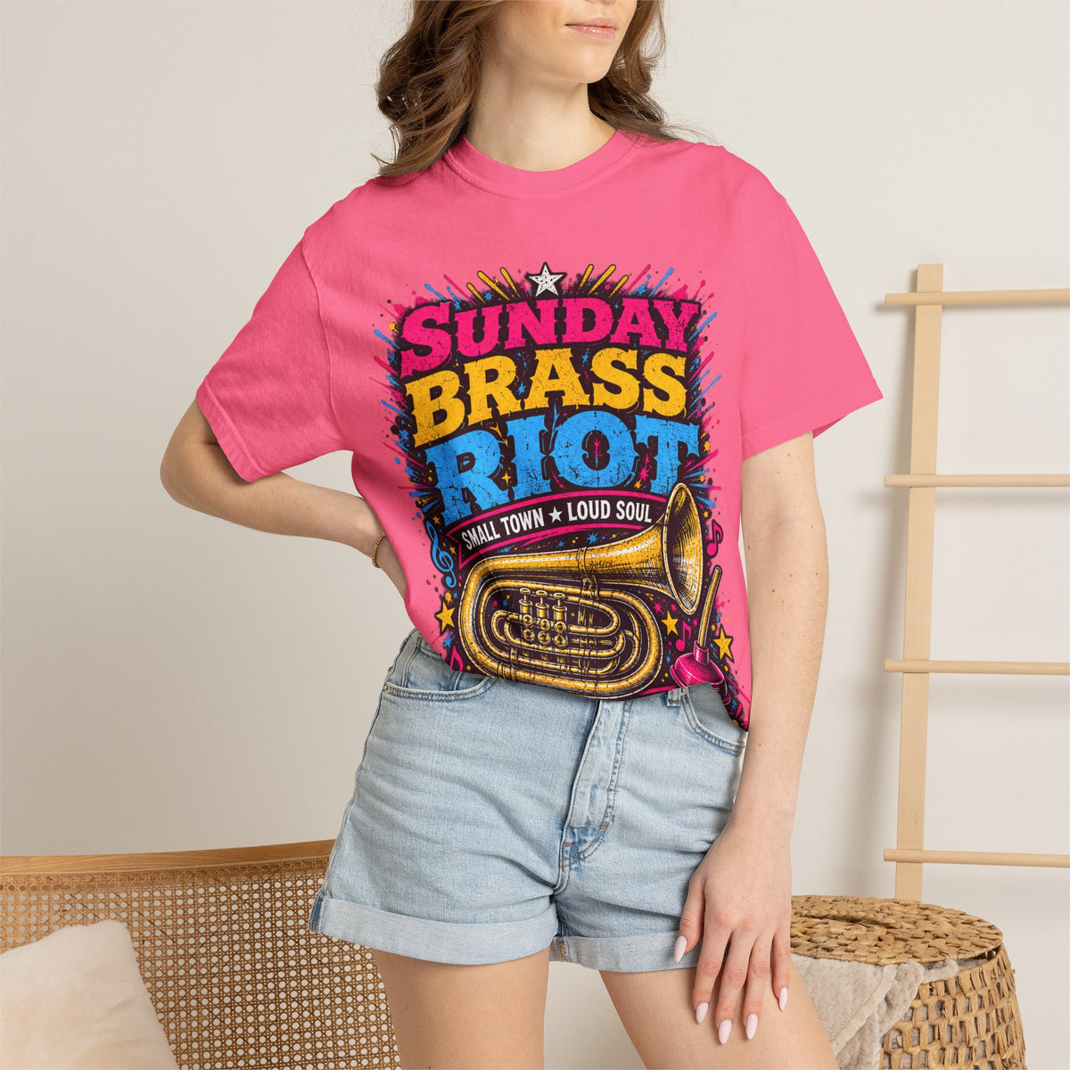 Sunday Brass Riot T‑Shirt — Gonzales Texas Band Tee