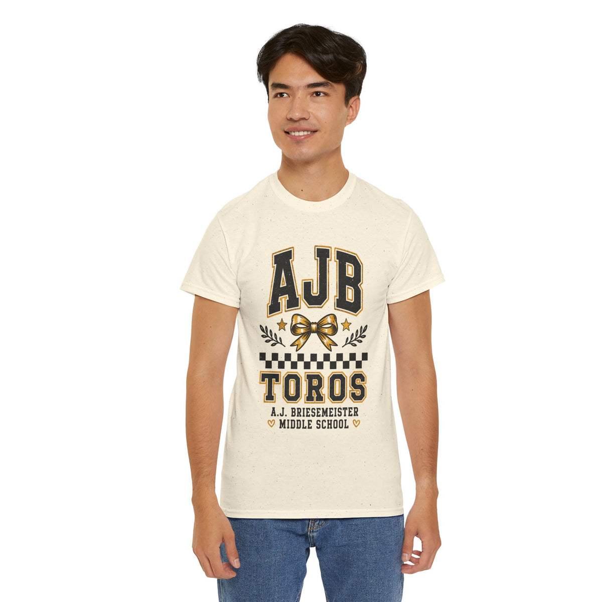 AJB Toros Middle School T-Shirt — AJ Bresemeister School Spirit Tee