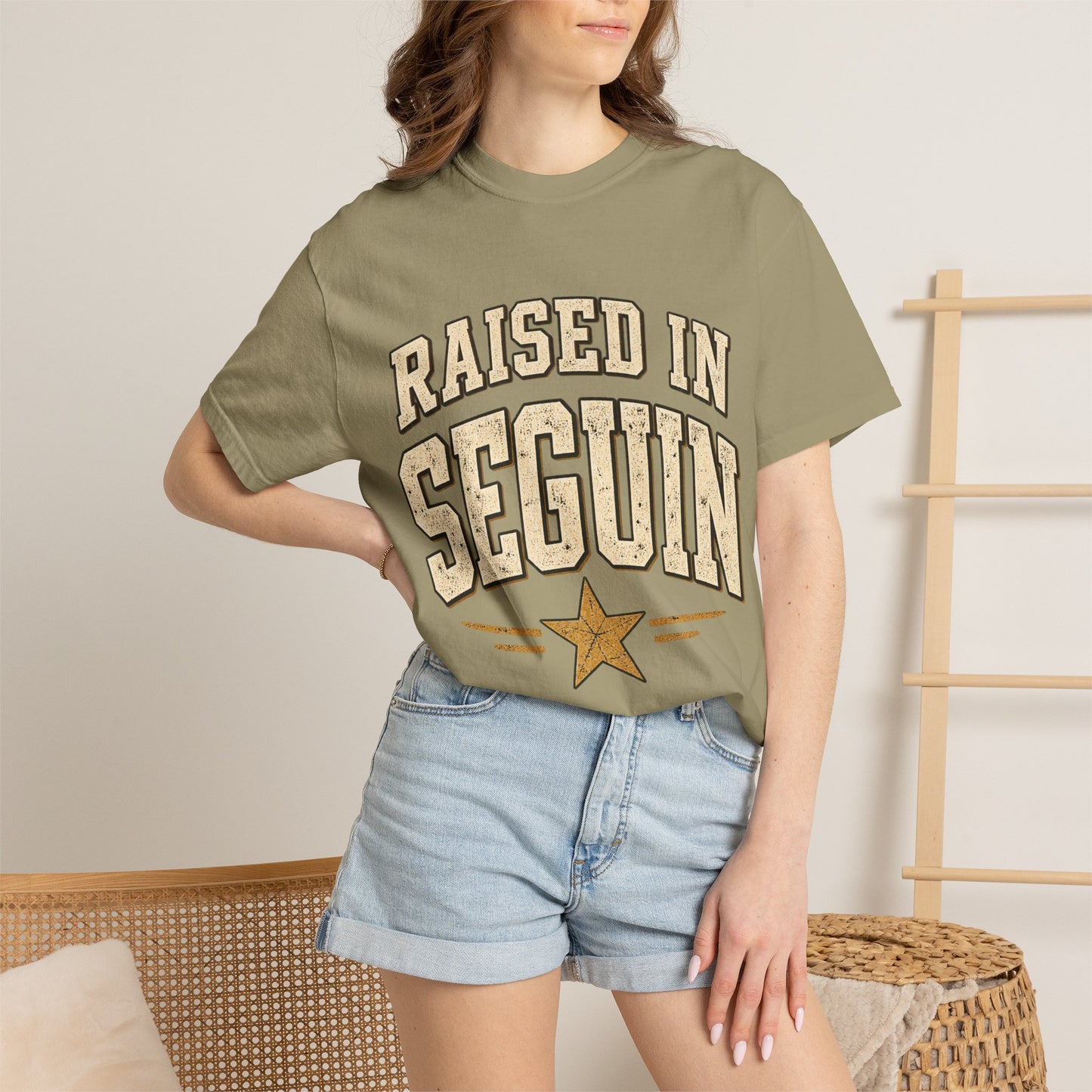 Raised in Seguin T-Shirt — Vintage Texas Pride Tee