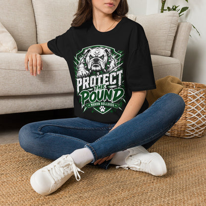Protect the Pound Bulldog T-Shirt — Fierce Mascot Tee for Fans & Players