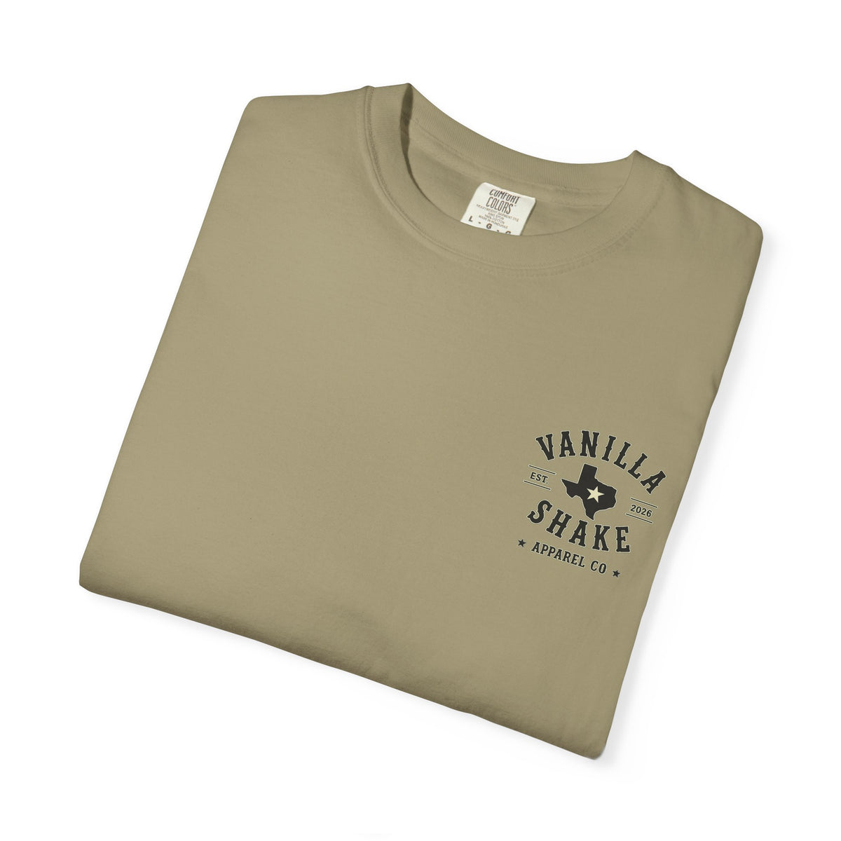 Mr. & Mrs. Shake Logo Unisex Garment-Dyed T-shirt