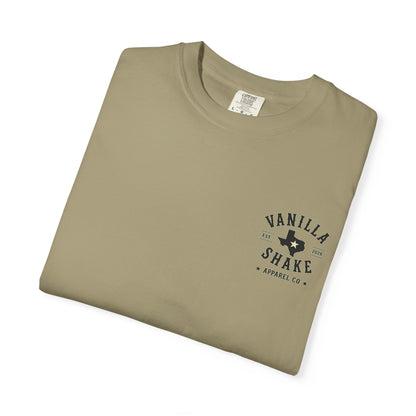 Mr. & Mrs. Shake Logo Unisex Garment-Dyed T-shirt