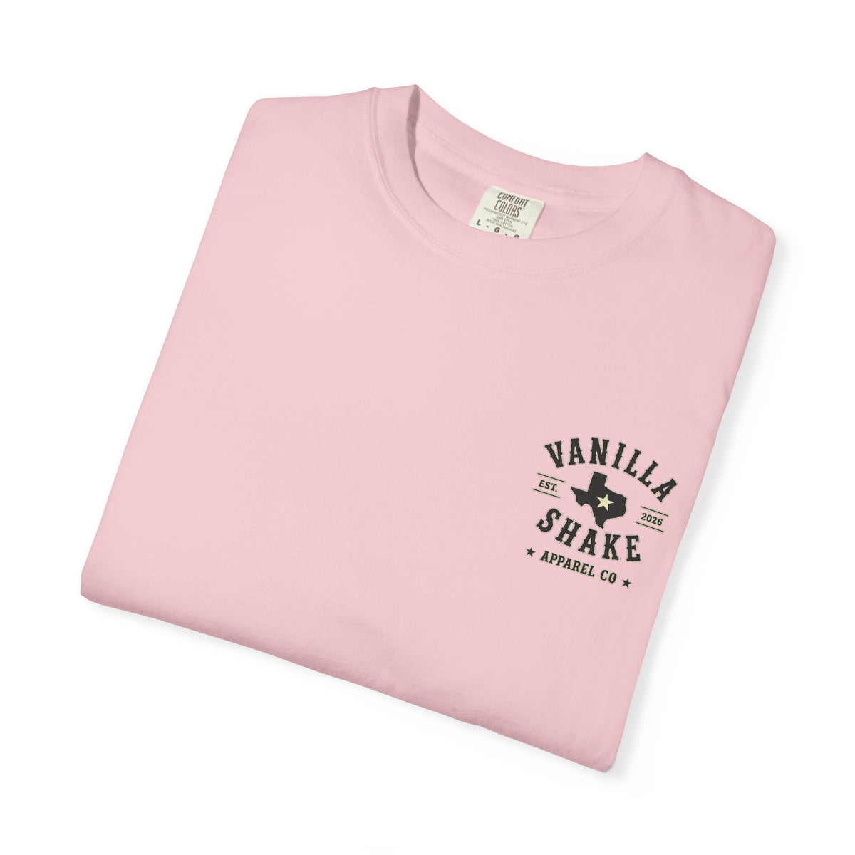 Mr. & Mrs. Shake Logo Unisex Garment-Dyed T-shirt