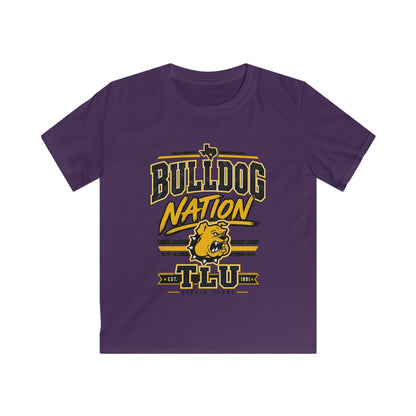 Kids Bulldog Nation Tee – Youth Bulldog Mascot School Spirit Shirt