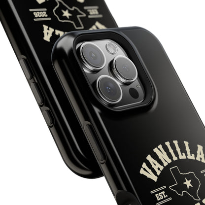 Black w/Ivory Logo lmpact-Resistant Phone Cases