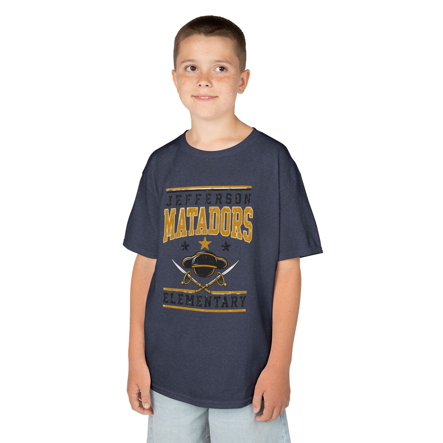 Jefferson Matadors Elementary Kids T-Shirt — School Spirit Tee