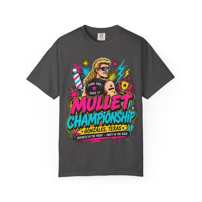 Mullet Championship T-Shirt — "Business in the Front, Party in the Back" Retro Graphic Tee