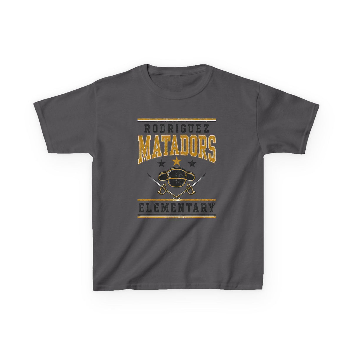 Rodriguez Matadors Elementary Kids T-Shirt — School Spirit Tee