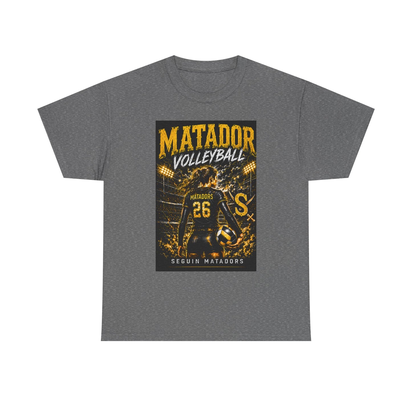 Matador Volleyball Team Tee — Sequoia Matadors Jersey Design