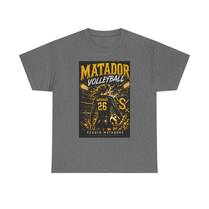 Matador Volleyball Team Tee — Sequoia Matadors Jersey Design