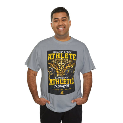Athletic Trainer T‑Shirt — "Behind Every Athlete Stands an Athletic Trainer" Motivational Tee