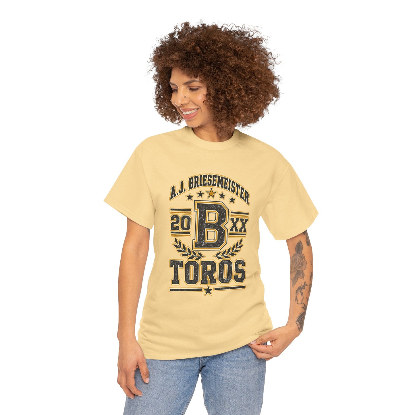 Toros Sports Crest Tee — A.J. Briesemeister Vintage Athletic Shirt