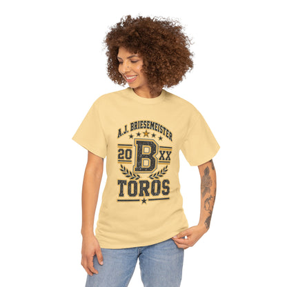 Toros Sports Crest Tee — A.J. Briesemeister Vintage Athletic Shirt