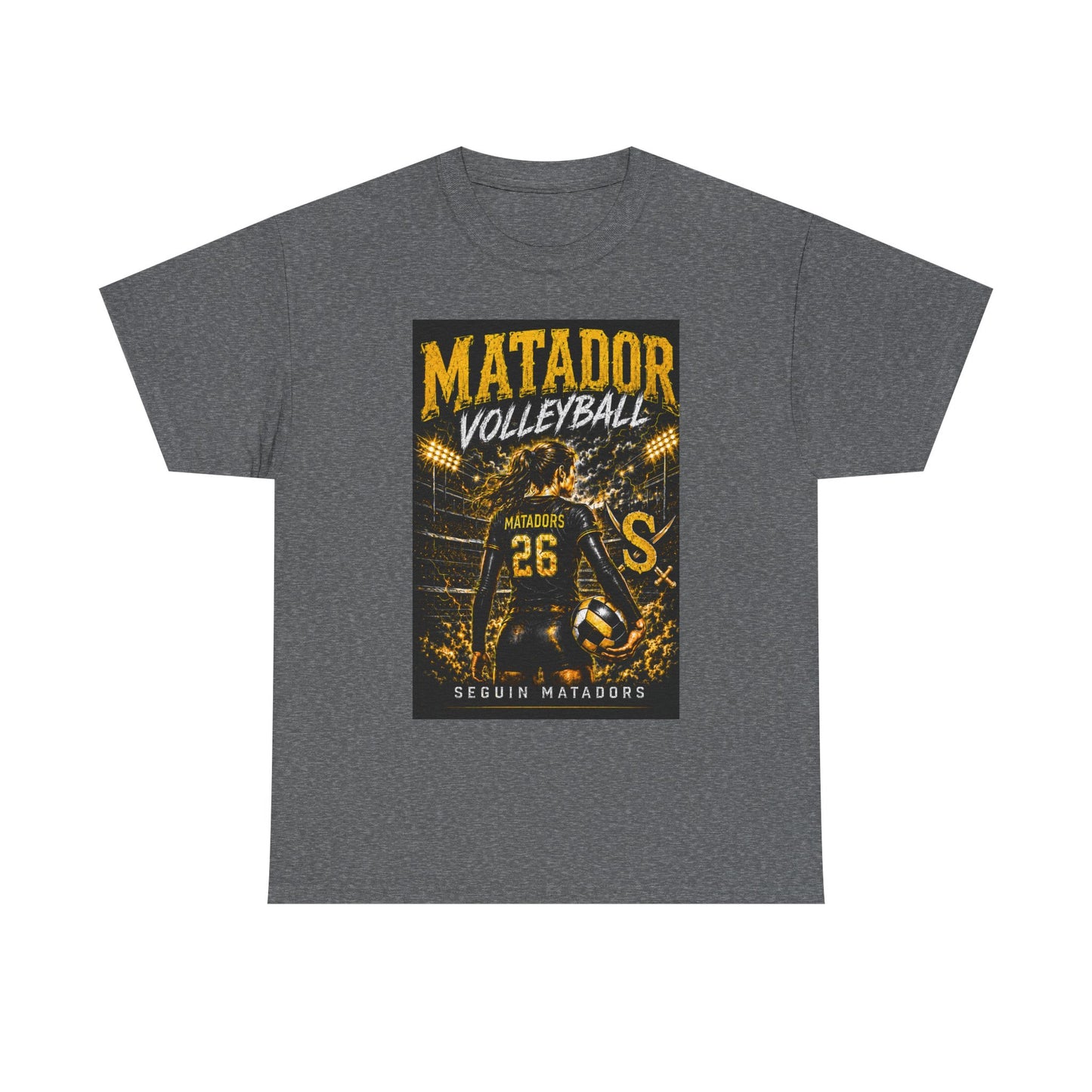 Matador Volleyball Team Tee — Sequoia Matadors Jersey Design