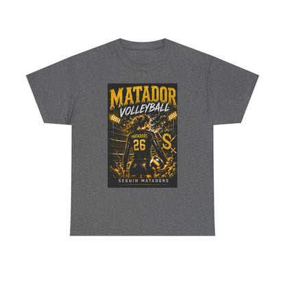 Matador Volleyball Team Tee — Sequoia Matadors Jersey Design