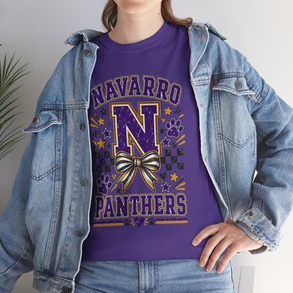 Navarro Panthers N Cheer T-Shirt — School Spirit Cheerleader Tee