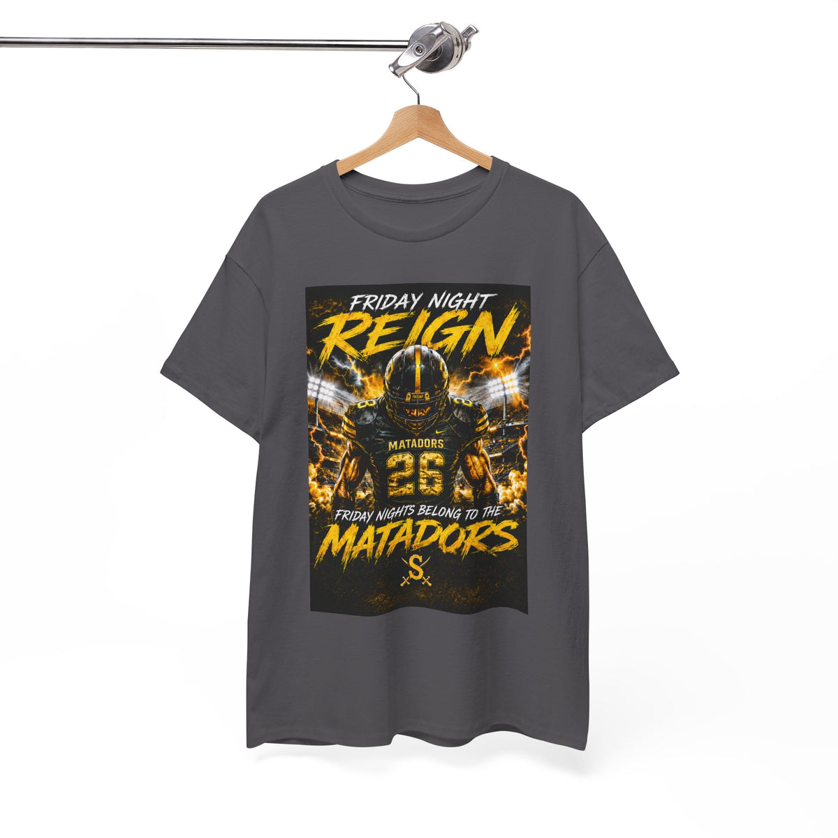 Friday Night Reign Matadors Football T‑Shirt — Team Spirit Game Day Tee