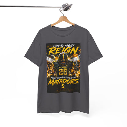 Friday Night Reign Matadors Football T‑Shirt — Team Spirit Game Day Tee