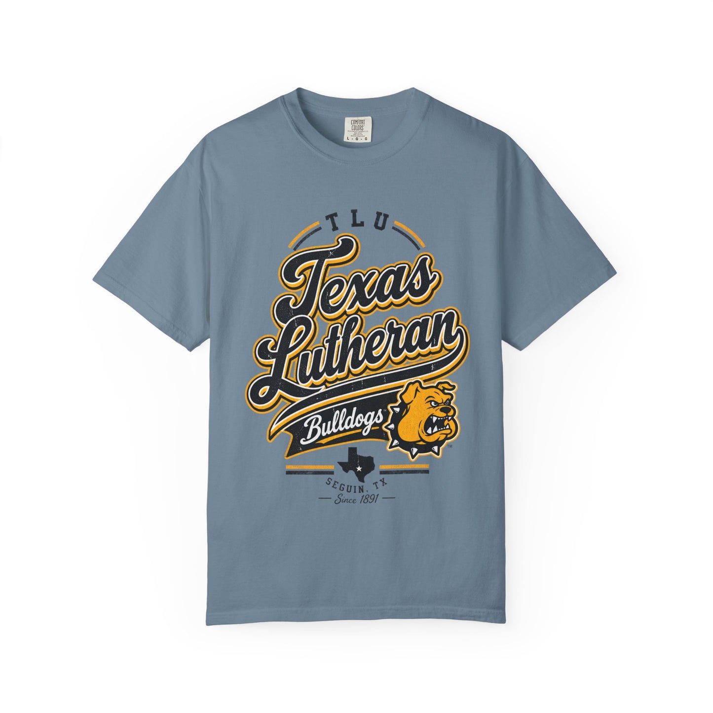 Texas Lutheran Bulldogs Vintage Script T-Shirt