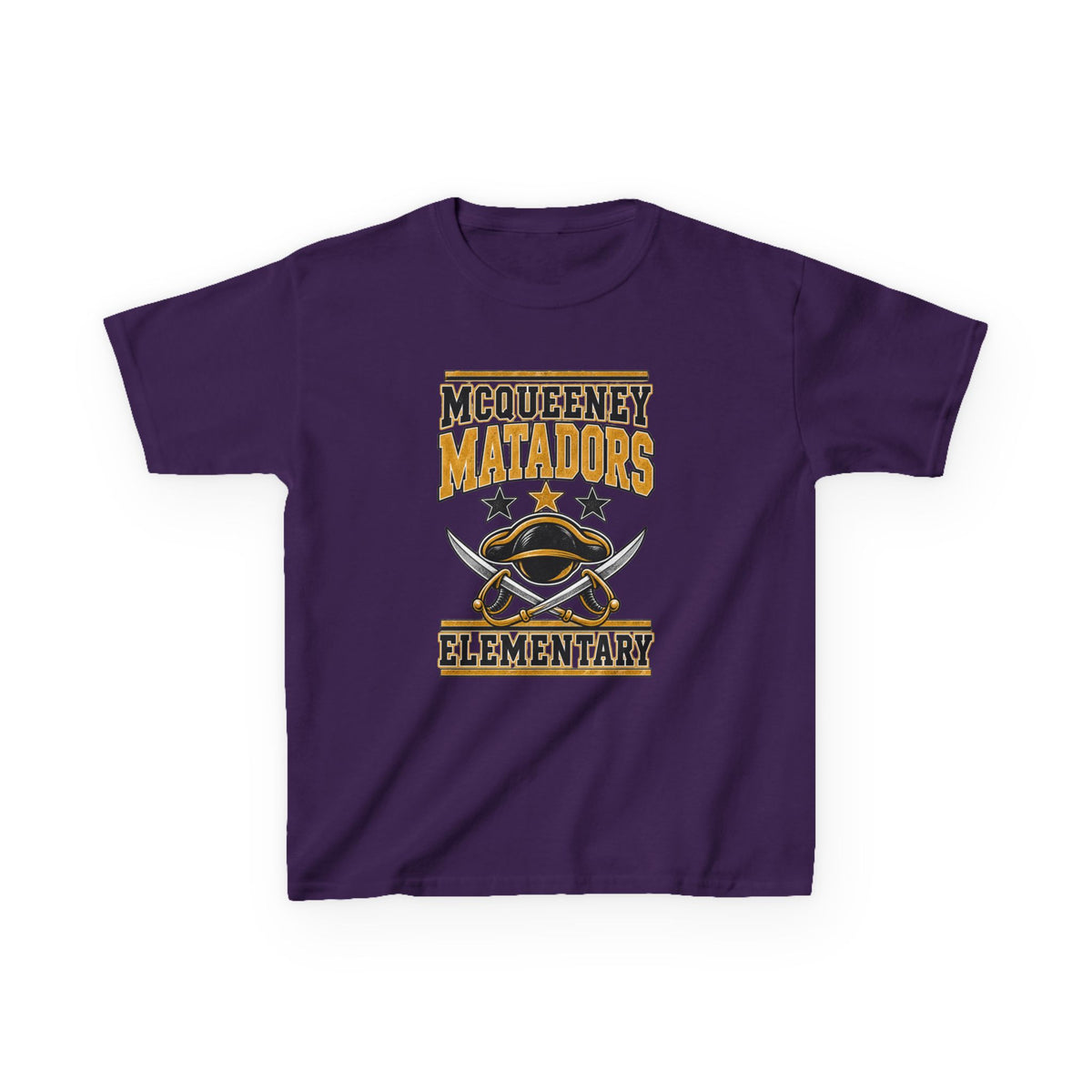 McQueeney Matadors Elementary Kids T-Shirt – School Spirit Tee