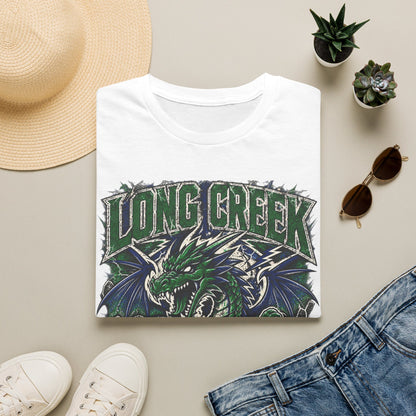 Long Creek Dragons T-Shirt — Vintage Green Dragon School Spirit Tee