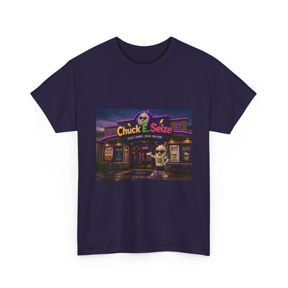 Chuck E. Seize Arcade Night T‑Shirt