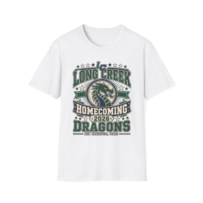 Long Creek Dragons Homecoming T-Shirt — School Spirit Tee (Est. 2020)