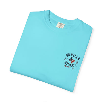 Mr. & Mrs. Shake 4th of July Unisex Garment-Dyed T-shirt