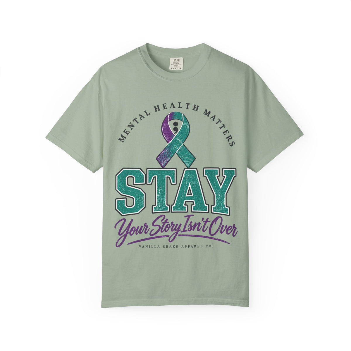 Mental Health Awareness 'Stay — Your Story Isn't Over' T-Shirt