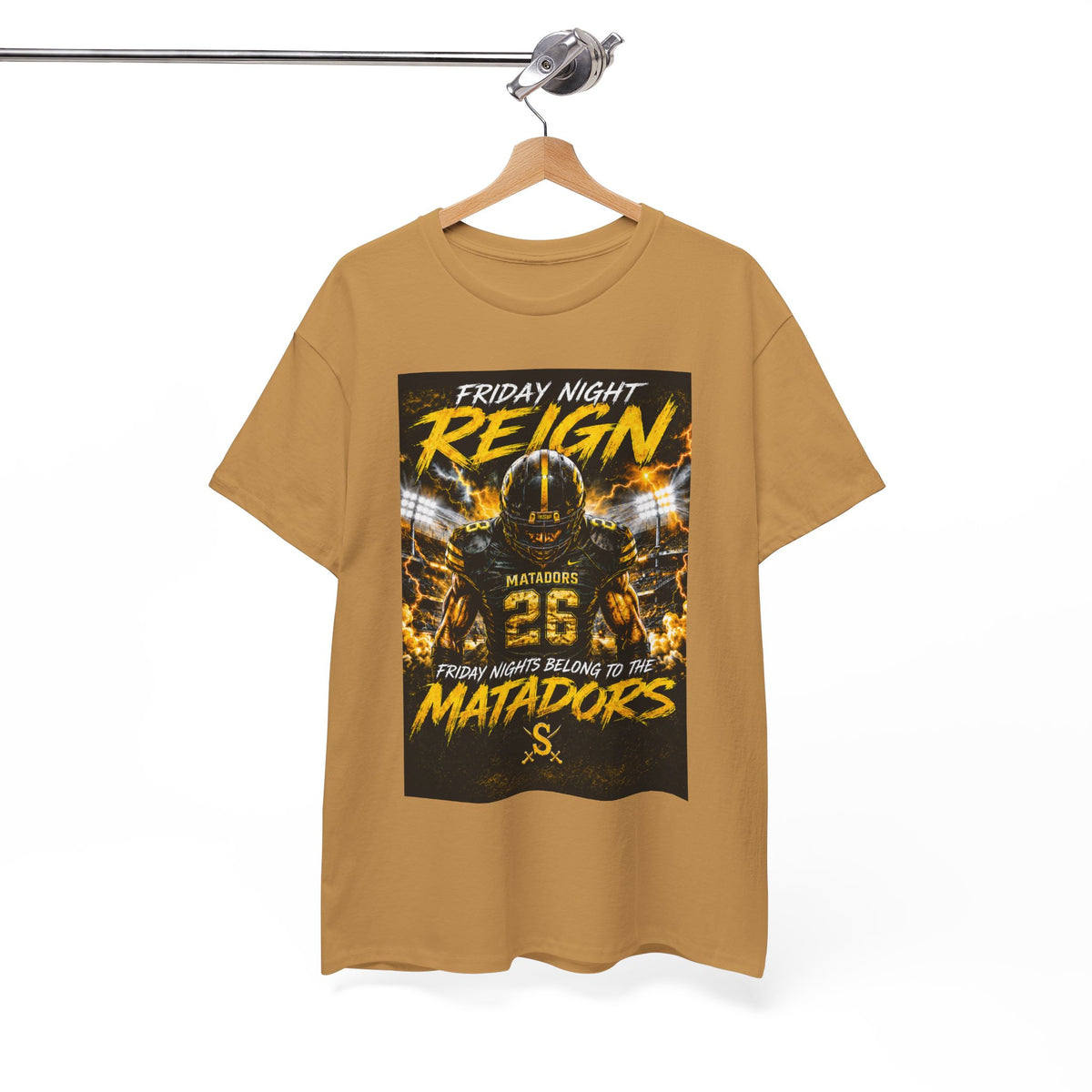 Friday Night Reign Matadors Football T‑Shirt — Team Spirit Game Day Tee