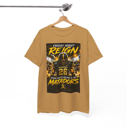 Friday Night Reign Matadors Football T‑Shirt — Team Spirit Game Day Tee