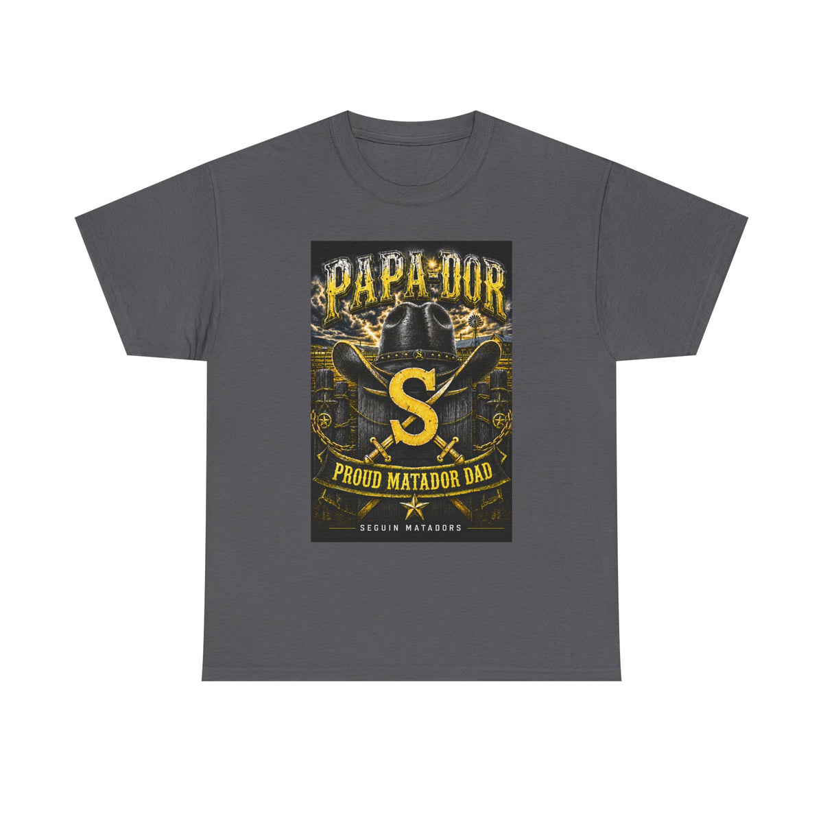 Matador Dad T-Shirt – "Papa-Dor" Proud Matador Design