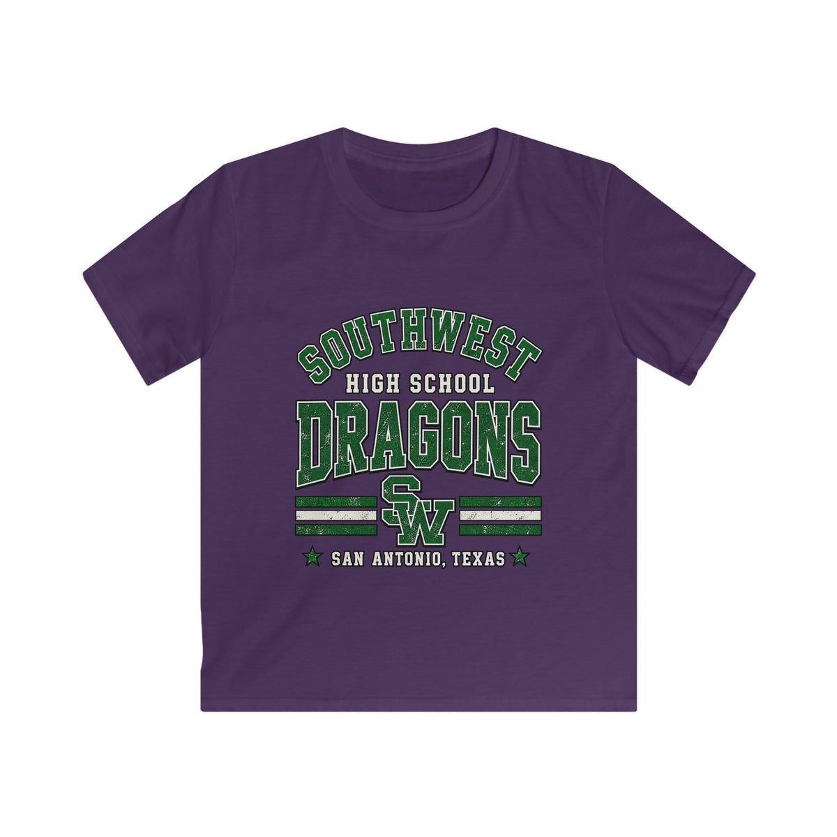 Southwest Dragons Kids T‑Shirt — High School Sports Tee (San Antonio, Texas)