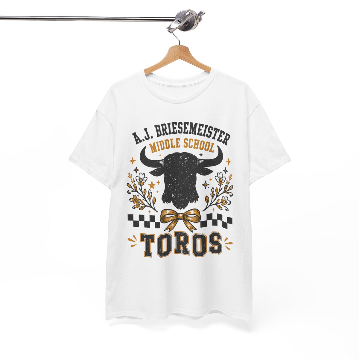 Toros Middle School Tee — A.J. Briesemeister School Spirit T-Shirt