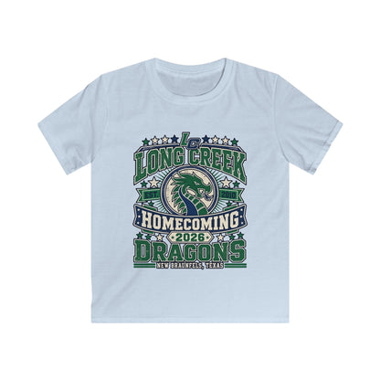 Homecoming Dragons Kids Tee — Long Creek 2026 School Spirit Shirt