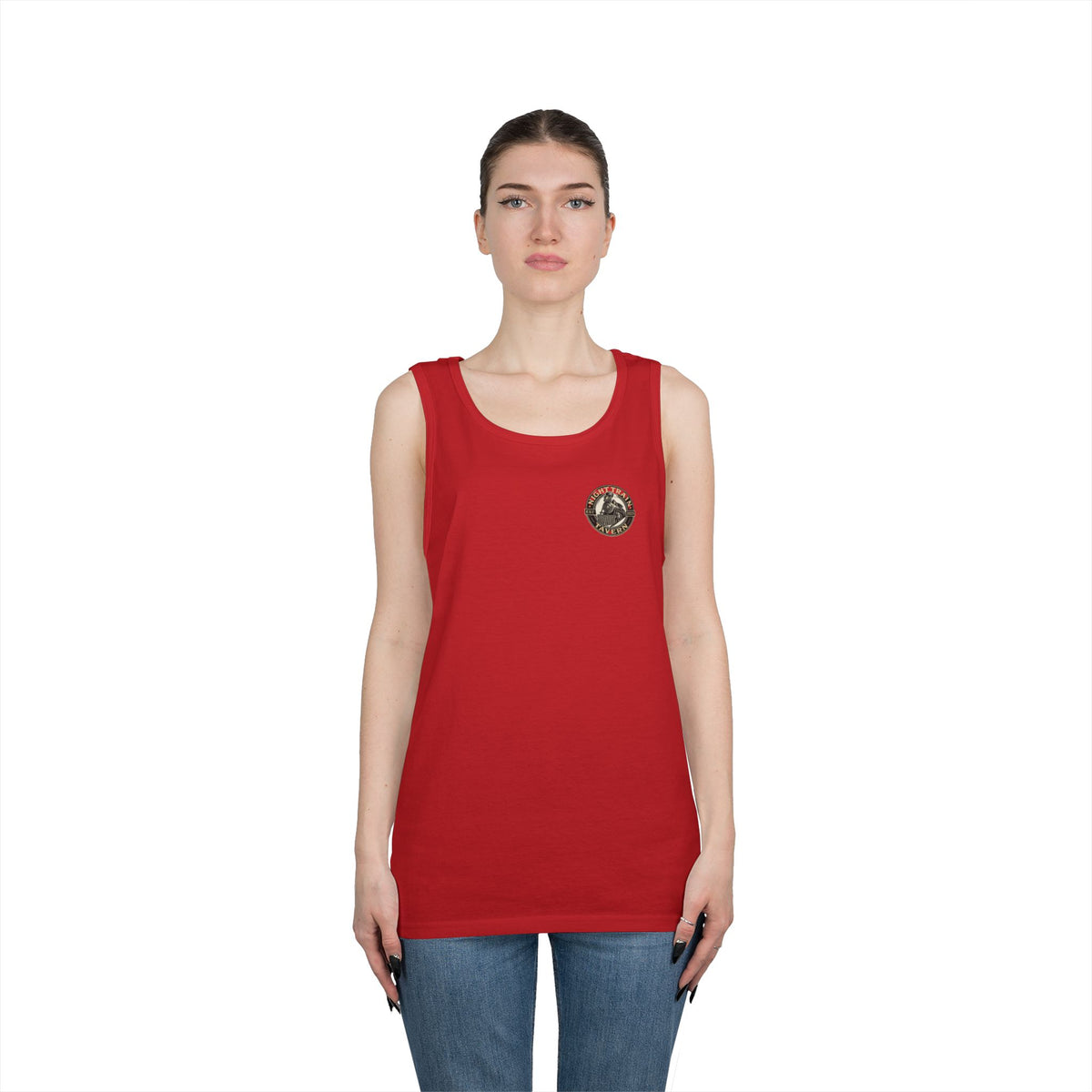 Night Train Tavern OG Staff Heavy Cotton Tank Top