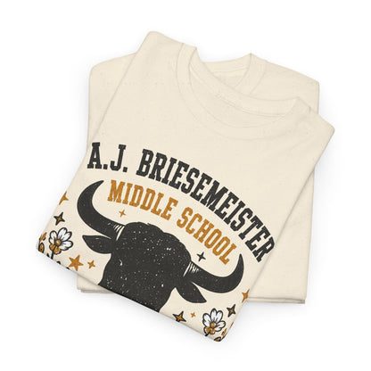Toros Middle School Tee — A.J. Briesemeister School Spirit T-Shirt