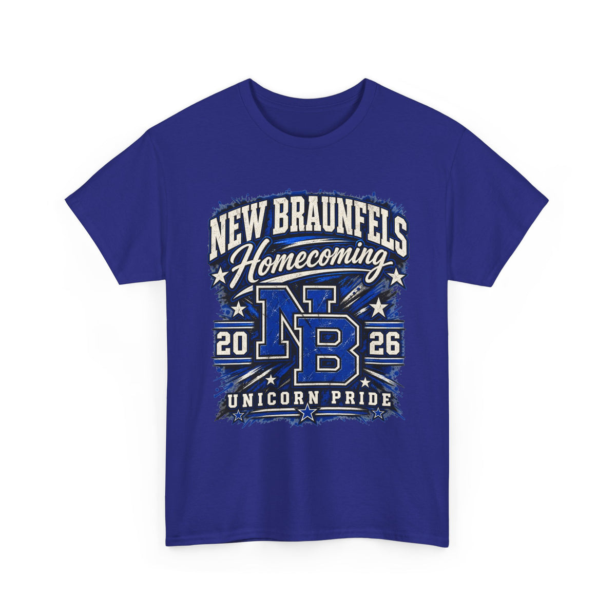 New Braunfels Homecoming 2026 T-Shirt — NB Unicorn Pride School Spirit Tee